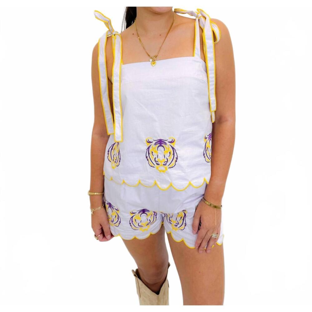 NEW RARERAW tiger pride matching set in white